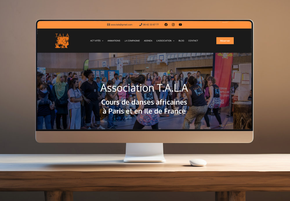 Site web Asso tala
